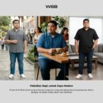 WGB Kemeja Knit Lengan Pendek Pria Big Size Ukuran Jumbo Besar XL XXL - PRIME - Gambar 5