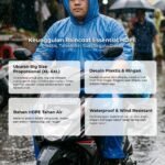 WGB Jas Hujan Setelan Pria Big Size Anti Air HDPE Jumbo Ukuran Besar XL XXL - Best Value - Gambar 2