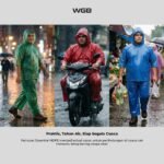 WGB Jas Hujan Setelan Pria Big Size Anti Air HDPE Jumbo Ukuran Besar XL XXL - Best Value - Gambar 5