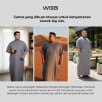 WGB Koko Gamis Kurta Thawb Pria Big Size Ukuran Jumbo XXL - Prime Series - Gambar 5
