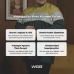 WGB Koko Panjang Kombinasi Kareem Series Pria Big Size Ukuran Jumbo XXL - Prime Series - Gambar 2