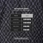 WGB Kemeja Pendek Formal Pria Big Size Embossed Stand Collar Ukuran Besar Jumbo XXL - PRIME - Gambar 4