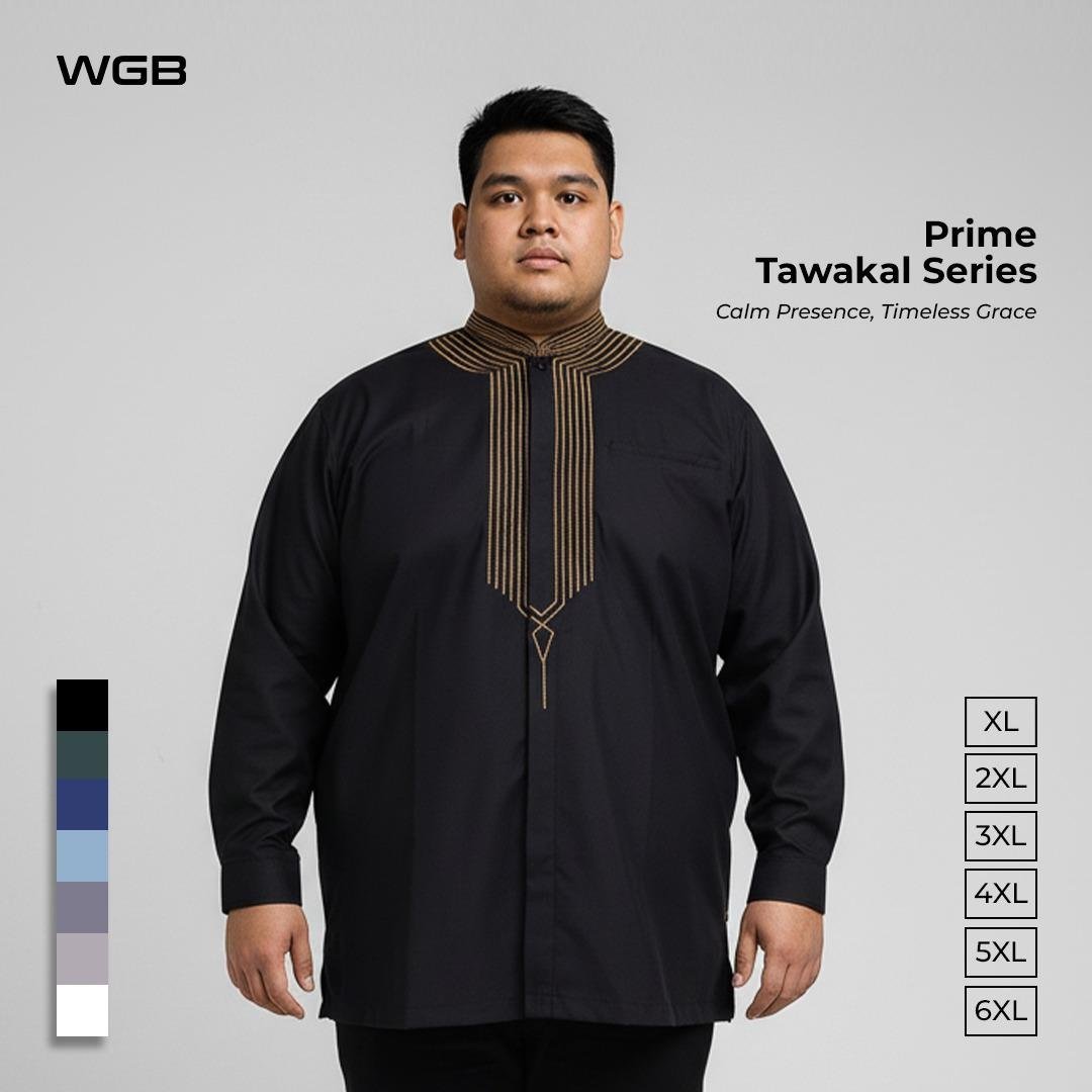 ginee_20260417155607822_8879521895-1.jpeg WGB Koko Panjang Tawakal Series Pria Big Size Ukuran Jumbo XXL - Prime Series - Gambar 1