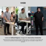 WGB Kemeja Pendek Pria Big Size Patterned Stand Collar Ukuran Besar Jumbo XXL - Best Value - Gambar 5
