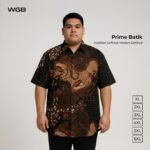 WGB Premium Batik Big Size Pria Classic Lengan Pendek XXL - Prime Series