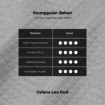 WGB Celana Pendek Lou Knit Pria Bigsize Ukuran Jumbo XXL - Prime Series - Gambar 4