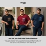 WGB Kaos Tenun Pria Big Size Ukuran Jumbo XXL - Prime Series - Gambar 5