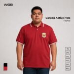 WGB Kaos Polo Pria Big Size Garuda Active Ukuran Jumbo Besar XL XXL Edisi Kemerdekaan - Prime Series
