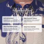 WGB Kemeja Batik Panjang Pria Big Size Jumbo XXL - PRIME SERIES - Gambar 2