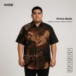 WGB Premium Batik Big Size Pria Classic Lengan Pendek XXL - Prime Series