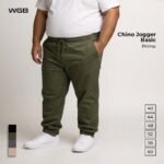 WGB Celana Chino Jogger Basic Jumbo Big Size Ukuran Besar XXL - Prime Series