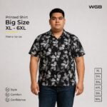 WGB Kemeja Printed Lengan Pendek Pria Big Size Ukuran Besar Jumbo XXL - Prime Series