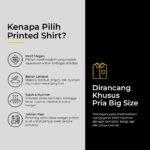 WGB Kemeja Printed Lengan Pendek Pria Big Size Ukuran Besar Jumbo XXL - Prime Series - Gambar 2