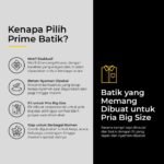 WGB Premium Batik Big Size Pria Classic Lengan Pendek XXL - Prime Series - Gambar 2